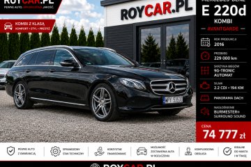Mercedes-Benz Klasa E 220 d 9G-TRONIC